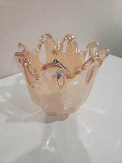 Murano Cristal Decor Vase 