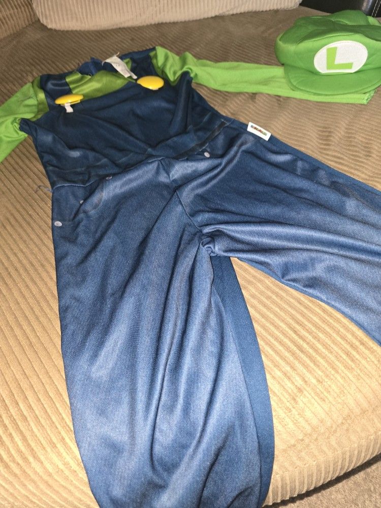 Luigi from Super Mario Halloween Boys Costume 7/8