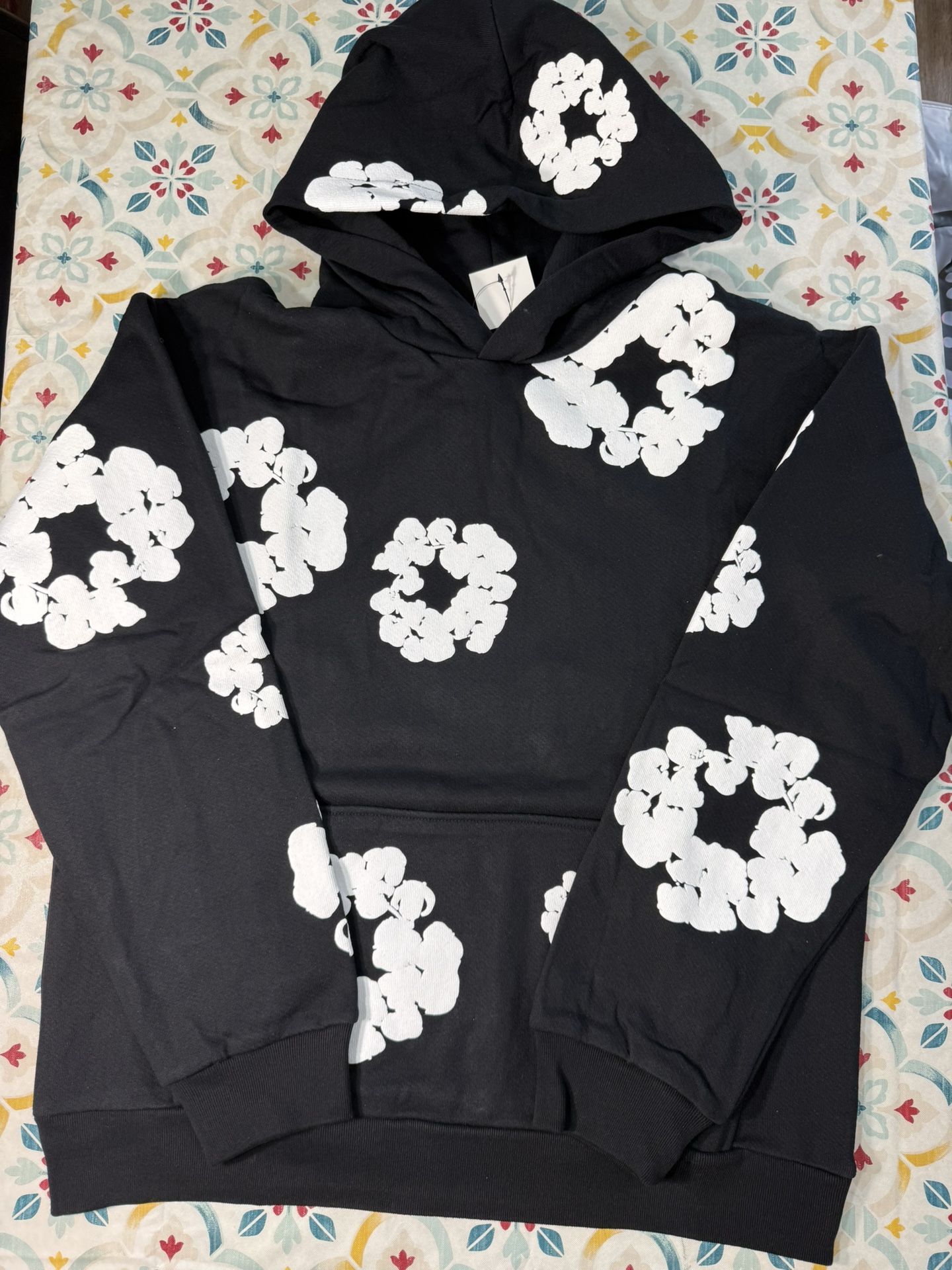 Denim Tears Black Pullover Hoodie Size L