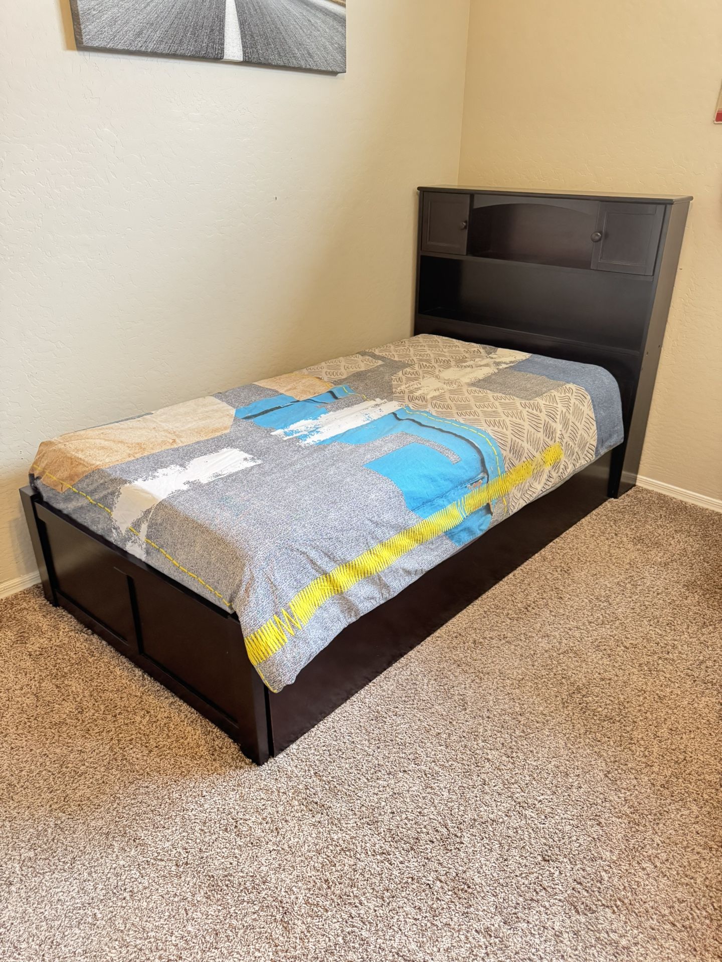 Captains Twin Bed w/Twin Trundle