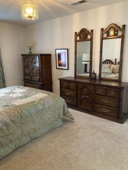 Queen bedroom set.