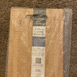 Brand New 2-piece Bamboo Cutting Board Set