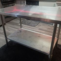 Stainless Steel Prep Table 