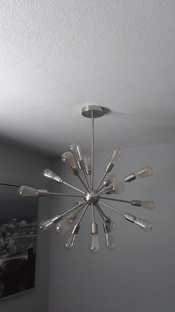 Edison buld modern light fixture