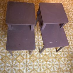 Set Of Two End Tables 