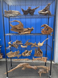 Assortment of Natural Driftwood and Spiderwood Aquarium Tank decor/ plant arrangement