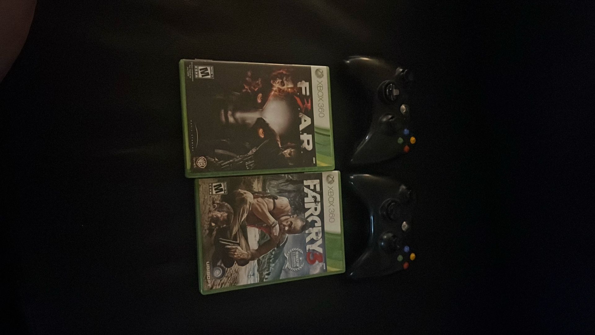 Farcry3 & Fear 3 For Xbox 360 And Controllers 