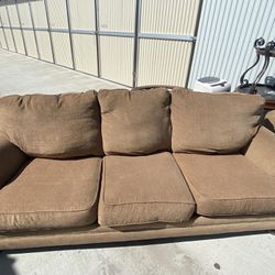 3 Piece Couch Set With 2 End Tables And Center Table