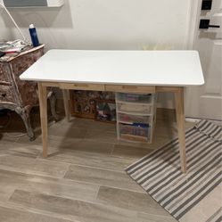 White Bohemian Desk