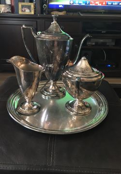 Silver Plated Tea Set from Grandmothers Estate