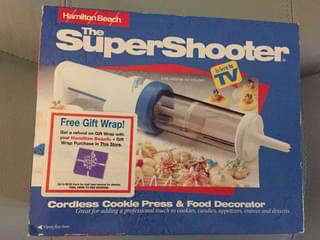 Super Shooter Cordless Cookie Press and Food Decorator