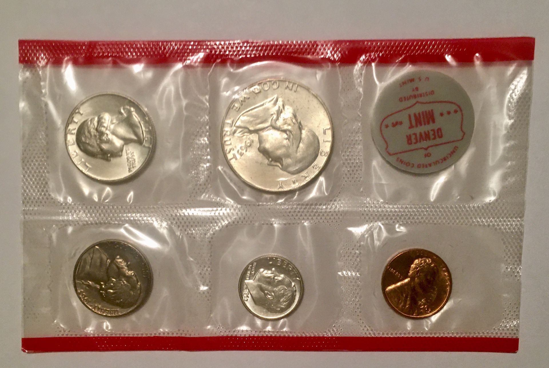 1963 Us Denver Mint Set