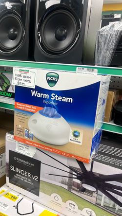 Warm steam vaporizer