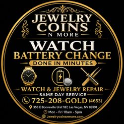 Watch Battery Replacement in Minutes | Jewelry Coins N More Las Vegas