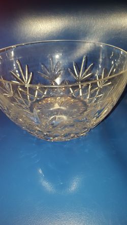 9" lead Crystal bowl