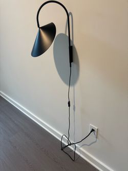Wall mounted black lamps