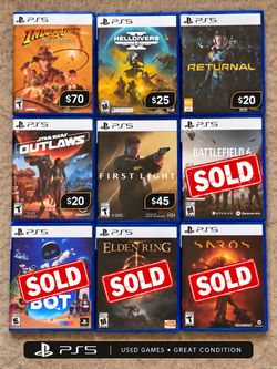 PS5 & PS4 Games – Great Condition – Bundle Deals
