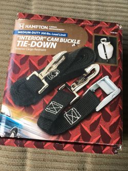 Back seat cargo buckle