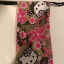 Hello Kitty Fleece Bag 6”x12”