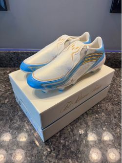 adidas F50 Messi Elite FG El Ultimo Tango SZ 10.5 White Blue Gold IH1892