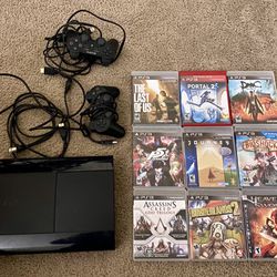 PlayStation 3 Console, Controllers, and Games