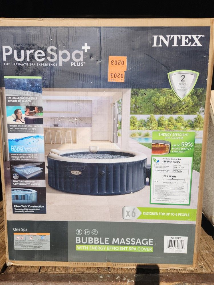 Portable Bubble Spa/ Hot Tub