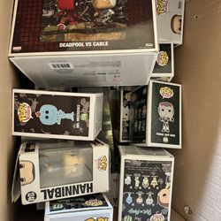 Funko Pop Figure Lot – Marvel, Rick & Morty, Hannibal