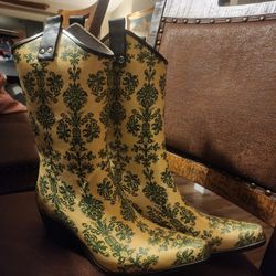 Nomad Yippy Western Rain Boots - SIZE 9