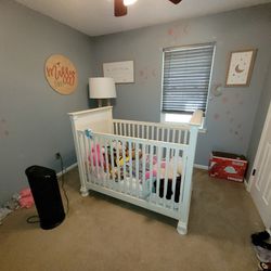 RH Jameson Cream White Crib And Dresser Set (Can Be Purchased Seperatley)