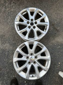 2 spare rims 17 Chevrolet 5 lugs 115 mm