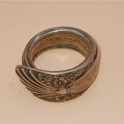 Vintage J. Miller Spoon ring, size 6