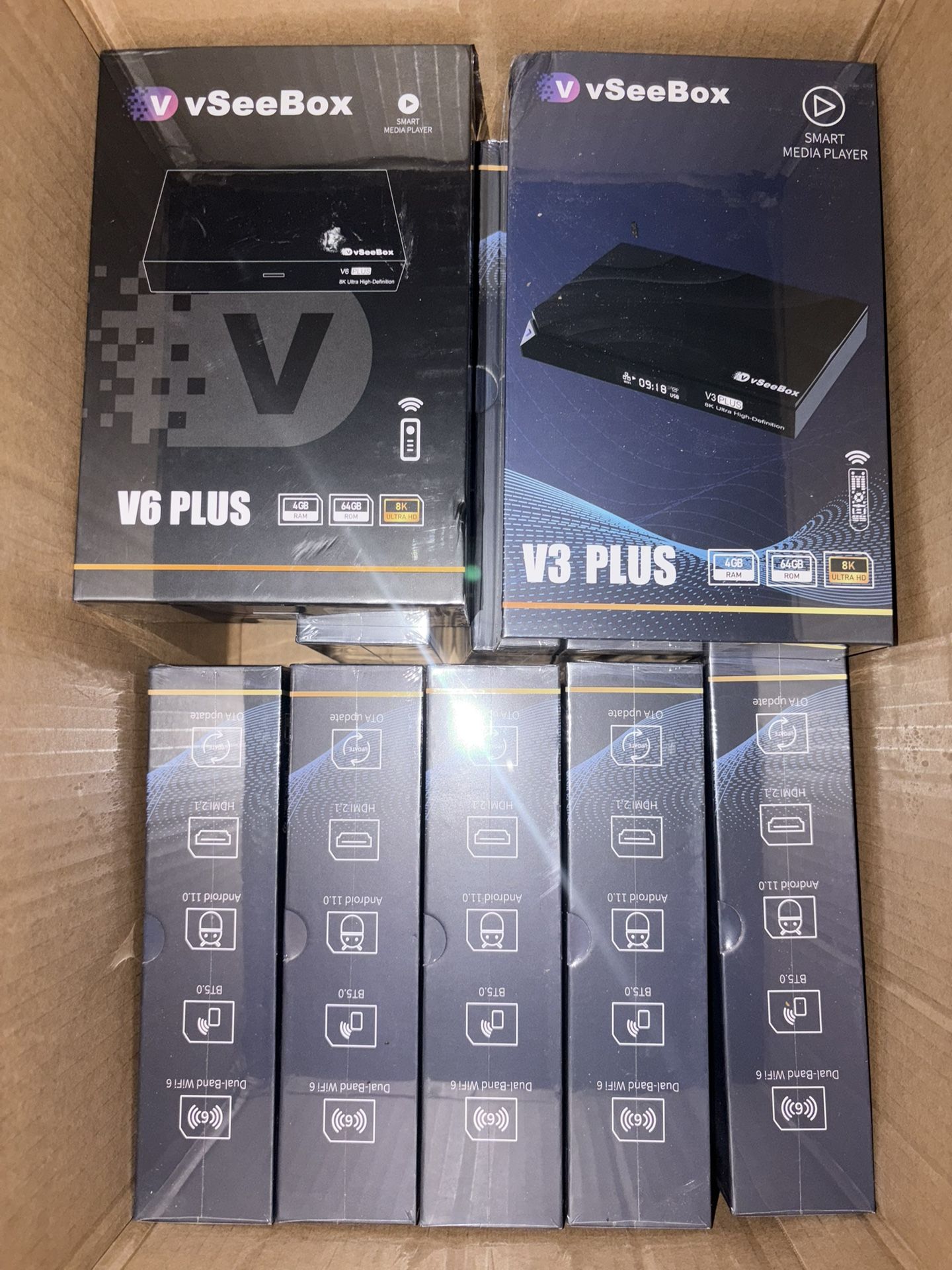 Vsee Streaming Boxes! No Monthly Fees! Perfect Gift 🎁 