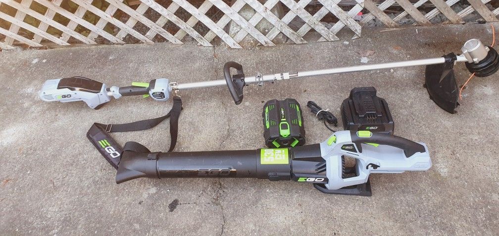 Ego Trimmer And Leaf Blower