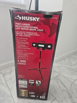 Husky 7000 Lumen LED Tripod Work Light