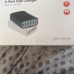 NEW 6 Port USB CHARGER