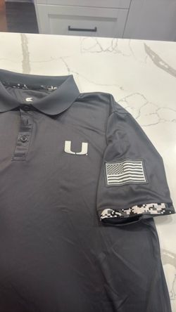 Miami Hurricanes Camo Polo Shirt