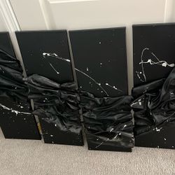 Black And White Abstract Artwork 