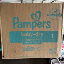 Pampers Baby-Dry Diapers  Size 1