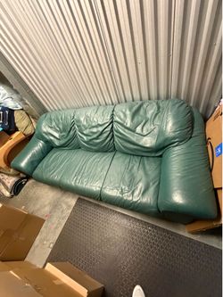 Vintage couch and loveseat