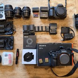 📸🎥 Professional Photo + Video Creator Kit (Sony + Canon + Audio + Tripods) | Local Pickup Only