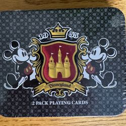 1955 Disneyland 2 Pack Playing Cards 