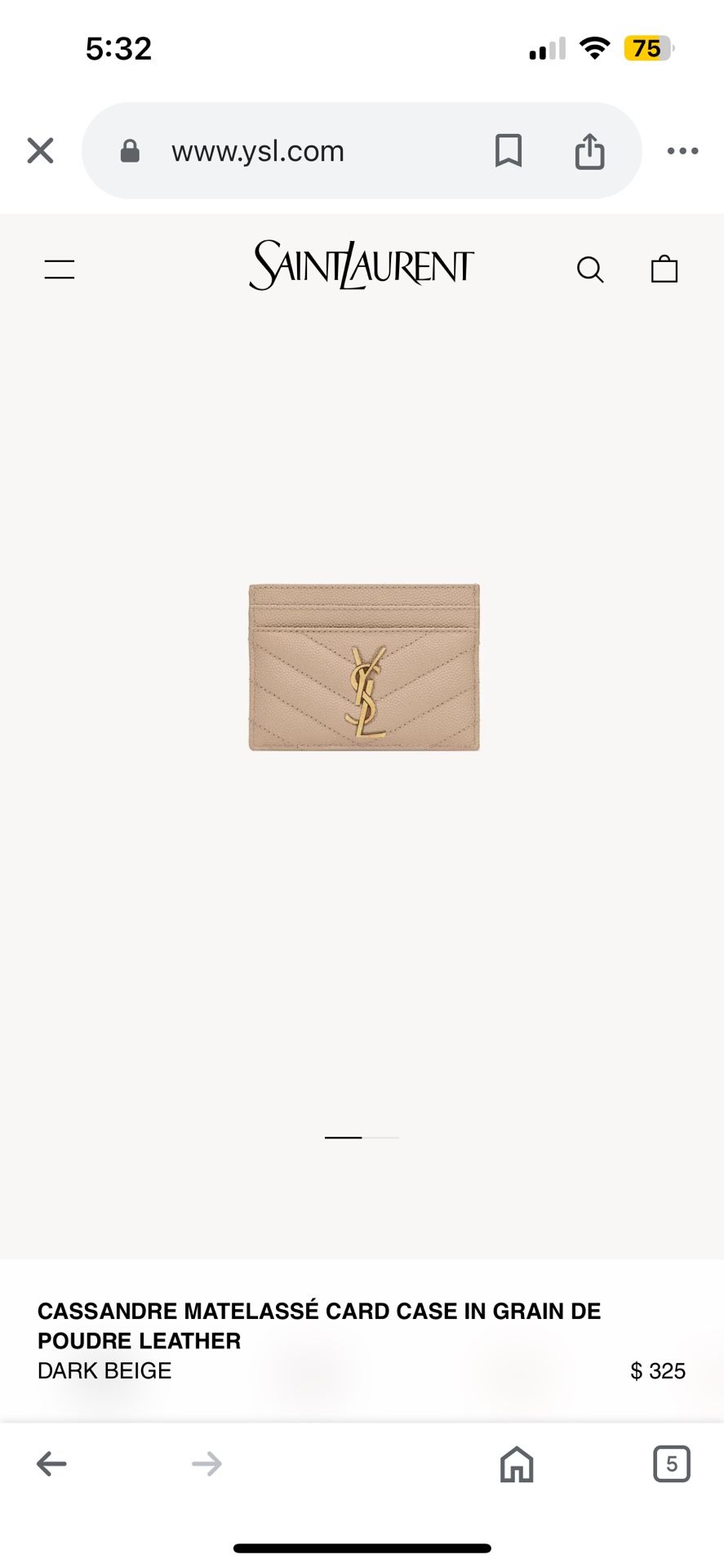 Saint Laurent Wallet