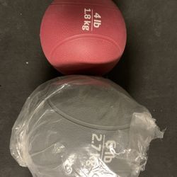Medicine Balls 4, 6, 8 And 10 Pounds