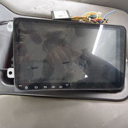 Touch screen radio