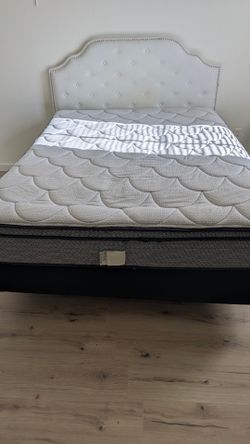 Queen Bed Set- Mattress, Box Spring & Frame