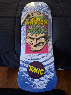 Skateboard deck toxic.  Cool. Graphics. $150 or best offer