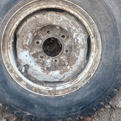 6 Hole Chevy Rims And Tires   Split Rim  