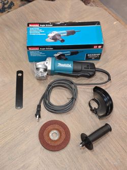 Makita 5in Paddle Switch Angle Grinder with AC/DC Switch