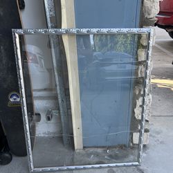 Silver picture frame 27x32”