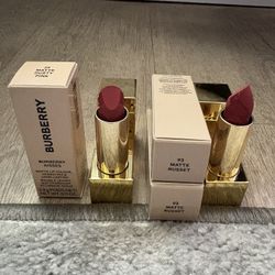 Burberry Matte lipsticks 